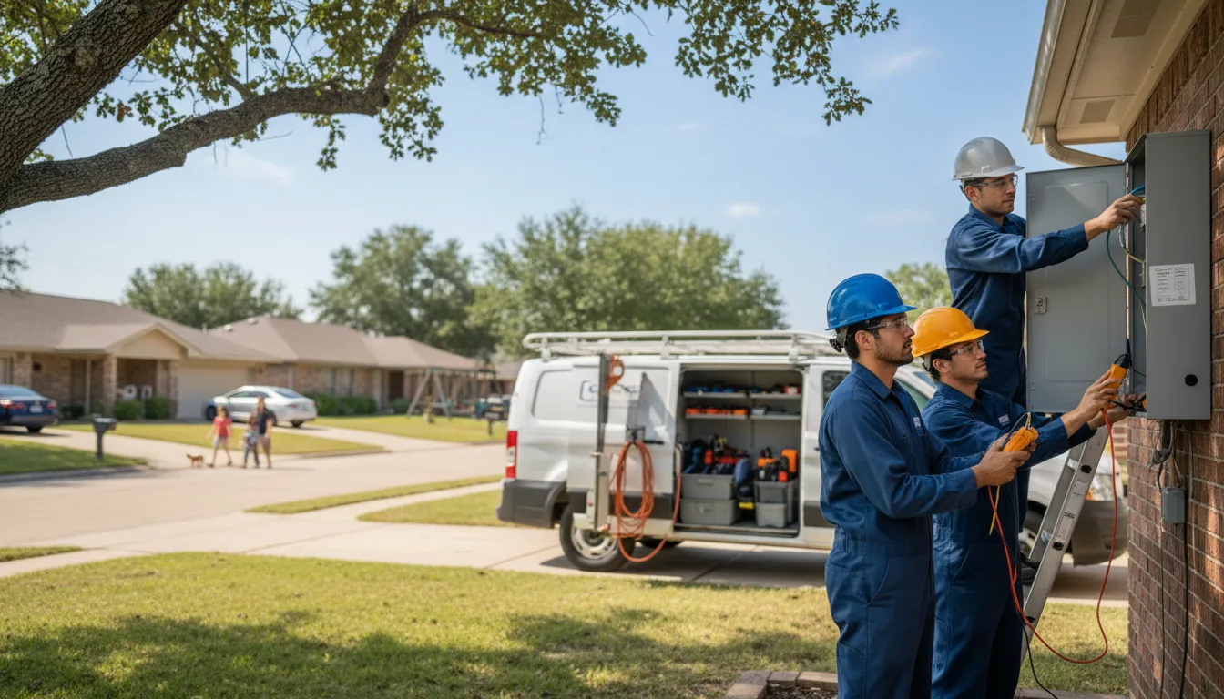 Certified electrician providing emergency electrical services in Fielding, UT